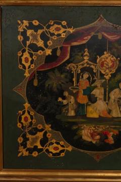 Pair of French Painted Tole Panels - 4134111