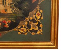 Pair of French Painted Tole Panels - 4134148