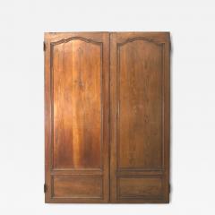 Pair of French Provincial Walnut Door Panels - 4250442