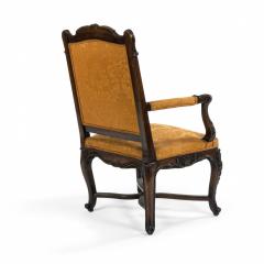 Pair of French Regence Gold Arm Chairs - 1401856