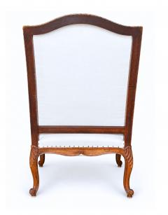 Pair of French Regence Style Armchairs in carved Walnut 19th Century - 4760095