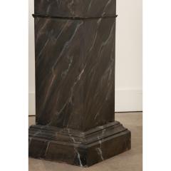 Pair of French Reproduction Faux Marble Pedestals - 3420567