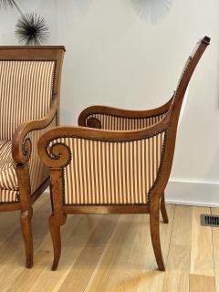 Pair of French Restauration Armchairs - 4481380