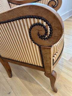 Pair of French Restauration Armchairs - 4481381