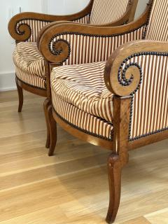 Pair of French Restauration Armchairs - 4481384