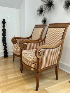 Pair of French Restauration Armchairs - 4481400