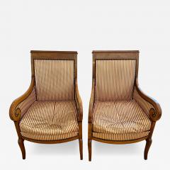 Pair of French Restauration Armchairs - 4483817