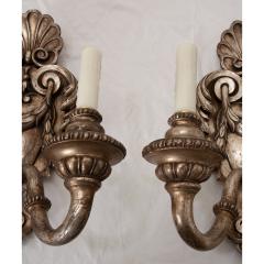 Pair of French Silver Gilt Wall Sconces - 3278584