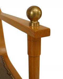 Pair of French Sycamore Arm Chairs - 1378424