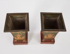 Pair of French Tole Planters - 4575810