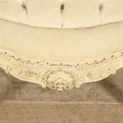 Pair of French Tufted Slipper Chairs - 3604827