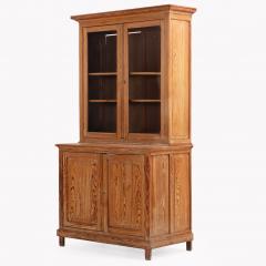 Pair of French Two Part Pitch Pine Cabinets C 1880 - 4527020