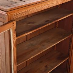 Pair of French Two Part Pitch Pine Cabinets C 1880 - 4527022