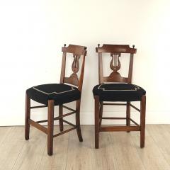 Pair of French Upholstered and Carved Side Chairs - 3677136