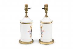 Pair of French Victorian Apothecary Jar Table Lamps - 4171222