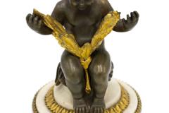 Pair of French Victorian Bronze Cupids - 4664117
