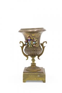 Pair of French Victorian Bronze Urns - 4671451