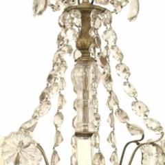 Pair of French Victorian Bronze and Crystal Candelabras - 4200574