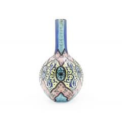 Pair of French Victorian Enameled Vases - 4199020