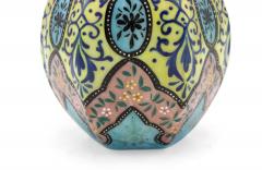 Pair of French Victorian Enameled Vases - 4199025