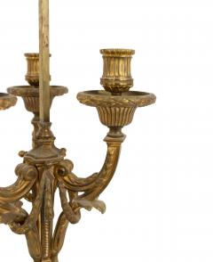 Pair of French Victorian Gilt Bronze and Tole Table Lamps - 1381518