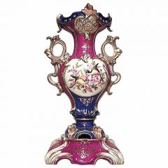 Pair of French Victorian Jacob Petit Style Porcelain Vases - 4635369