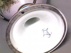 Pair of French Victorian Louis Phillipe Porcelain Vases - 4200571