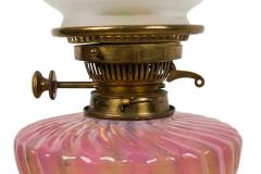 Pair of French Victorian Pink Sevres Porcelain Oil Lamps - 4631668