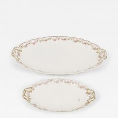 Pair of French Victorian Porcelain Serving Platters - 4741554