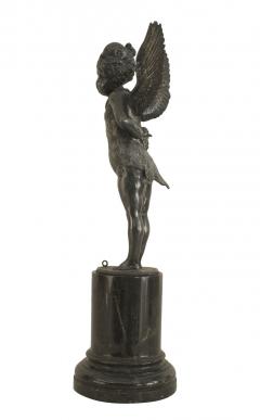 Pair of French Victorian Silver Cupid Figures - 4201595