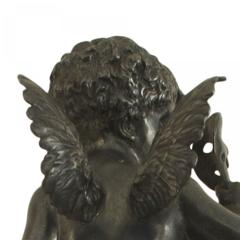 Pair of French Victorian Silver Cupid Figures - 4201597