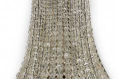 Pair of French Victorian Style Bronze and Crystal Wall Lights Sconces - 4170930
