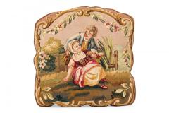 Pair of French Victorian Tapestry Pillows - 4322748