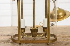 Pair of French Vintage Two Light Brass Lanterns - 1555878