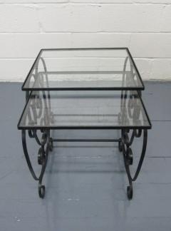 Pair of French Wrought Iron Nest of Tables - 542590