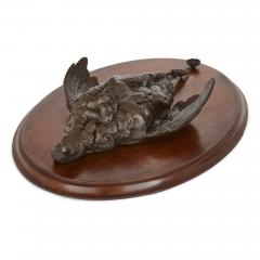 Pair of French bronze Animalier sculptures of game birds - 1653230