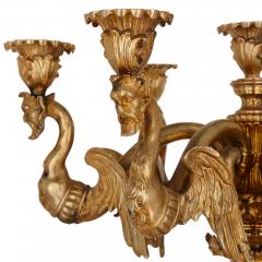 Pair of French gilt bronze table candelabra - 2650852