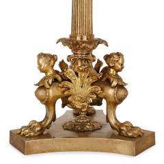 Pair of French gilt bronze table candelabra - 2650854
