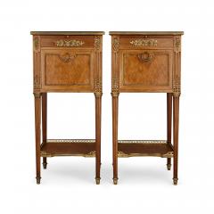 Pair of French mahogany and ormolu bedside cabinets - 3150936