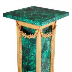 Pair of French malachite and ormolu pedestals - 3506571