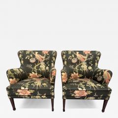 Pair of Frits Henningsen Lounge Chairs - 3728117