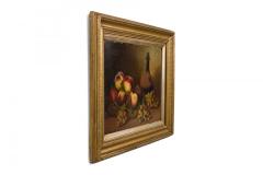 Pair of Fruit with a Jug Still Life Paintings - 4516743