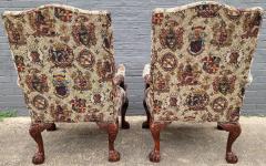 Pair of Gainsborough Library Chairs in the Irish Georgian Style - 3506607