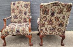 Pair of Gainsborough Library Chairs in the Irish Georgian Style - 3506609