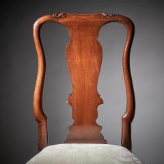 Pair of George I 18th Century Carved Mahogany Chairs Circa 1720 - 3123422