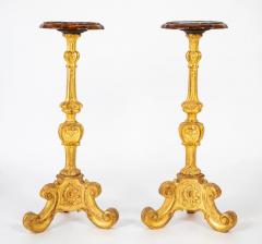 Pair of George I Carved and Gilded Pedestals - 3275238