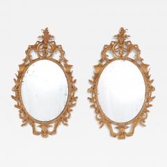 Pair of George II Giltwood Mirrors c 1760 - 4607852