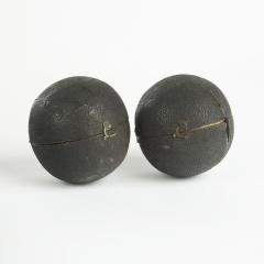 Pair of George III 3 inch pocket globes by J W Cary one dated 1791 - 3306471