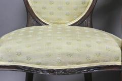 Pair of George III Mahogany Armchairs - 3740763
