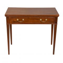 Pair of George III Mahogany Games Tables - 3803105